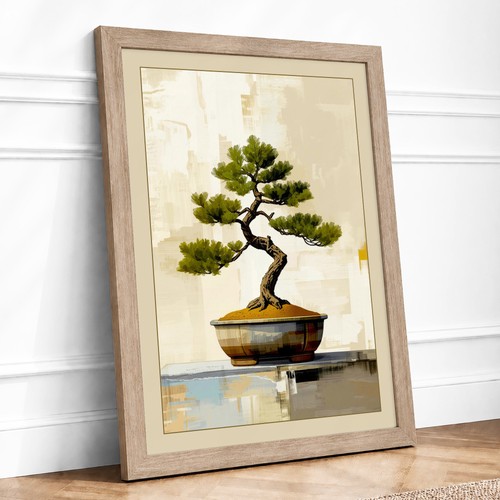 Bonsai terracotta japandi - bonsai, in