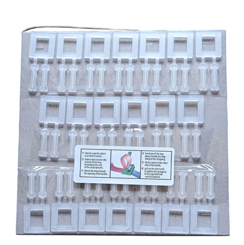 White pallet strapping kit - pallet,