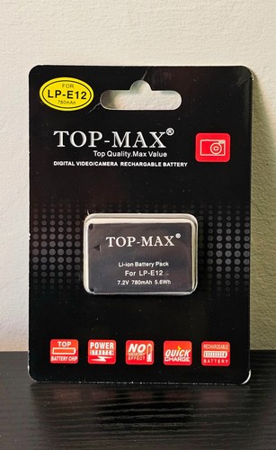 Top max e12 - lp-e12, 7.2v