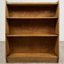 Antique 20th Century Open Bookcase In Golden Oak ( REF AF-4820 )