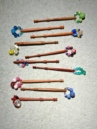 Lace bobbins set - bobbins,