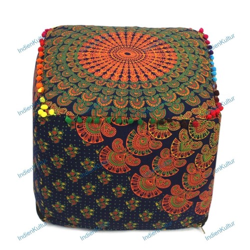 Pouf ottoman ethnic indian - pouf,