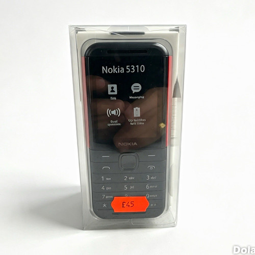 Nokia 5310 16mb black - 16mb, black/red