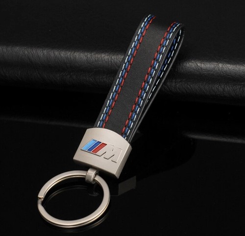 Bmw leather keyring - m,