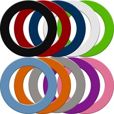 Dartboard Surround Heavy Duty Plain Dart Board Rubber Ring Designa 10 Colours