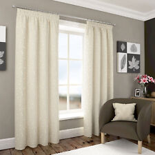 Harrogate Ivory Lined Voile Pencil Pleat Heading Inc Tie Backs