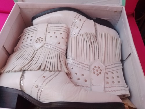 Womens white leather cowboy - womens,