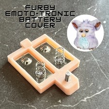 Furby 2005 / 2006  Emoto-Tronic Replacement Battery Cover 3D Printed