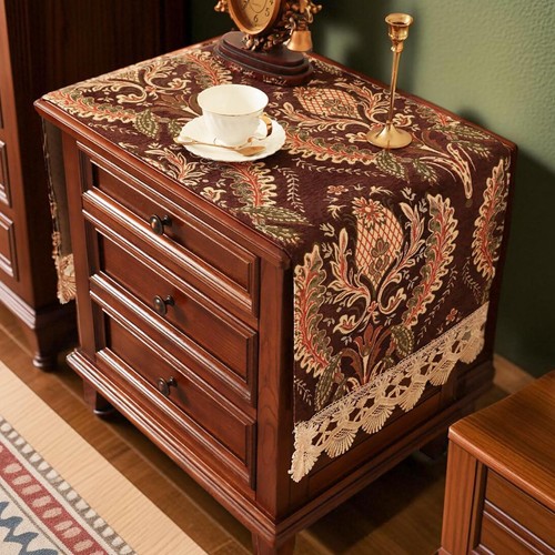 Nightstand cover with - nightstand, lace