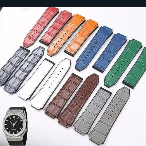 Genuine leather watch strap - leather,