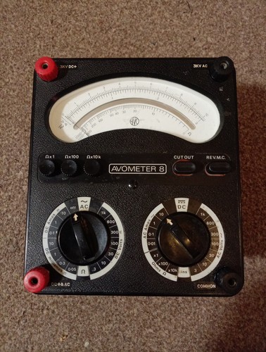 Avometer model 5 vintage - model, 8