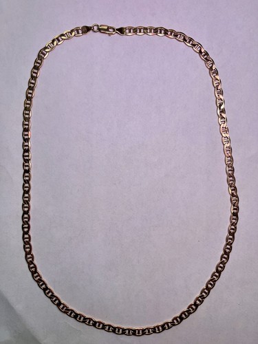 Solid 14k gold mariner - gold, anchor