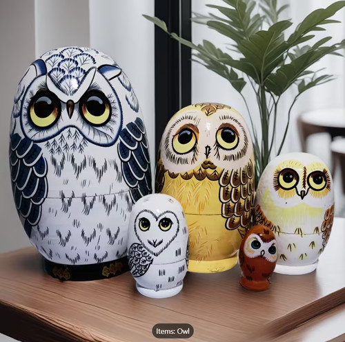Birds owl collection russian - owl,