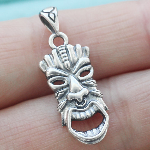 925 sterling silver tiki - sterling,