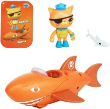 Octonauts Above & Beyond, Deluxe Toy Vehicle & Figure, Kwazii & Gup B