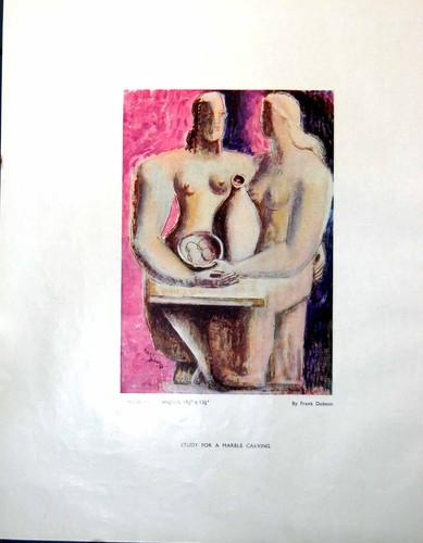 Antique old print study marble - old,
