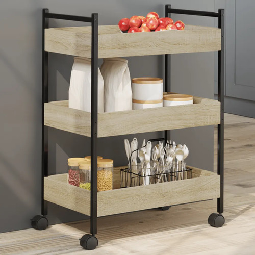 Walplus kitchen trolley sonoma - kitchen,