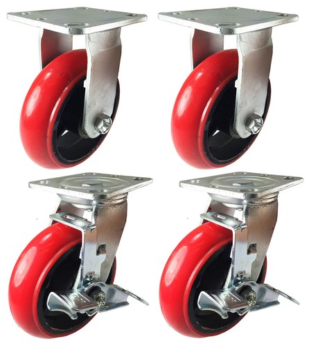 Heavy duty caster set 5 - 4,