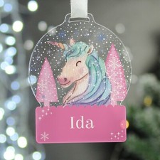 Personalised Unicorn Acrylic
