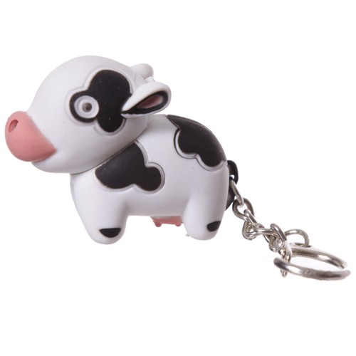Little cow keyring led torch - keyring,