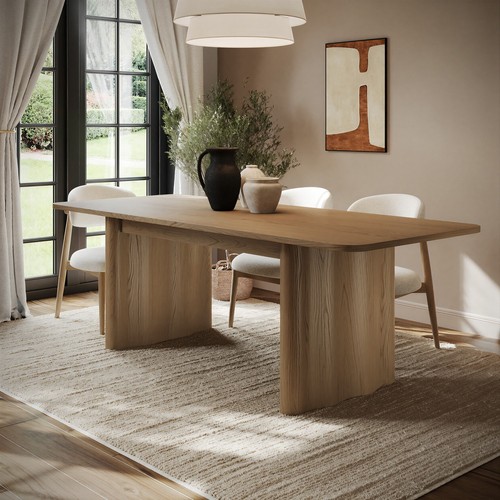 Large rustic oak extendable - large,