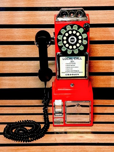 Crosley 1950s retro payphone - crosley,