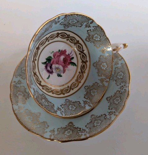 Paragon gilt blue floral - paragon,