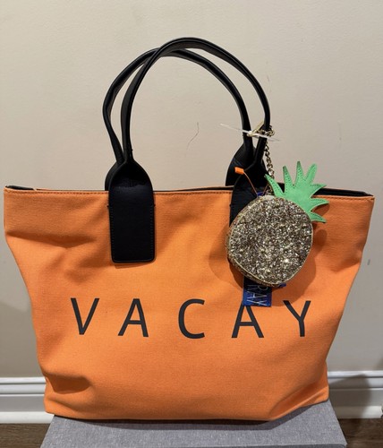 Vacay canvas tote bag - ‘vacay',
