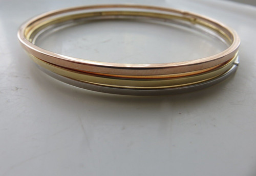 Gold slave bangle set - set, carat