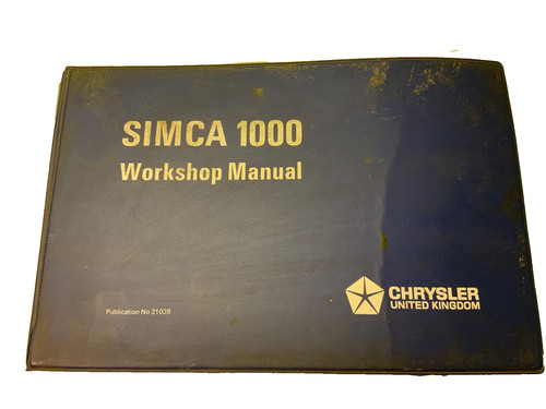 Simca 1000 saloon incl - simca,