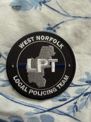Police custom embroidered - police,