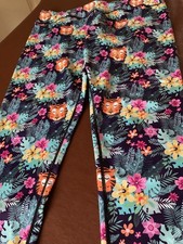 Lucy Locket Loves Activewear Full Length Leggings 3XL Blue (Navy)