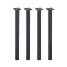 4X Square Support Trestle Legs For Wooden Furniture Table Bench Desk 20-110cm H