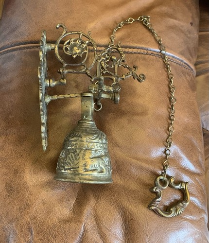 Antique brass wall - brass, mounted