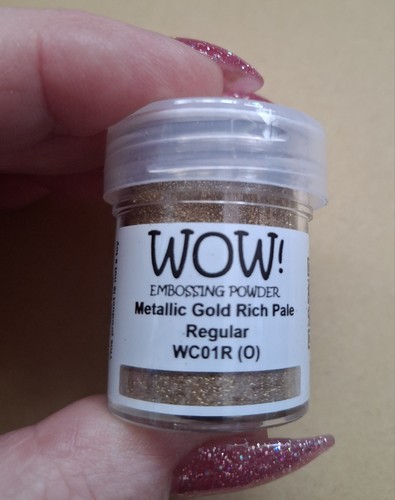 Wow embossing powder metallic - embossing,