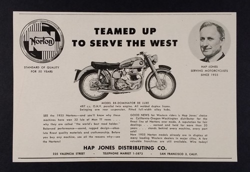 1955 norton dominator - 1955, 88