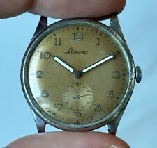 Stowa Minerva Vintage Men’s Watch / 1950s Military Style / Mechanical Wind-Up