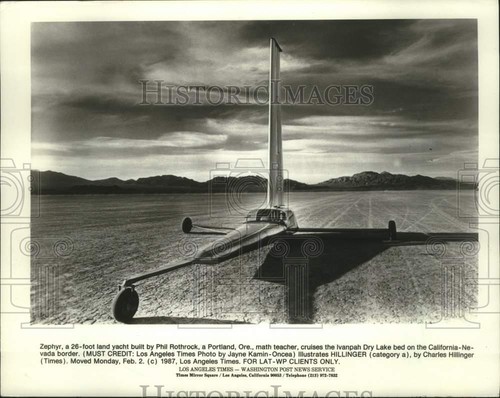 1987 press photo zephyr land - zephyr,
