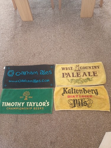 Four clean bar towels - clean,