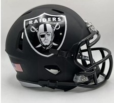 Mini NFL Helmet Matte Black