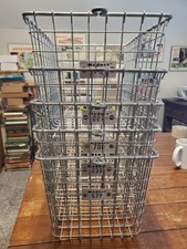 5 VINTAGE LOCKER BASKETS