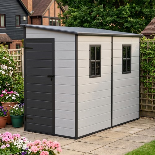 Lean garden shed - shed, 8x4ft