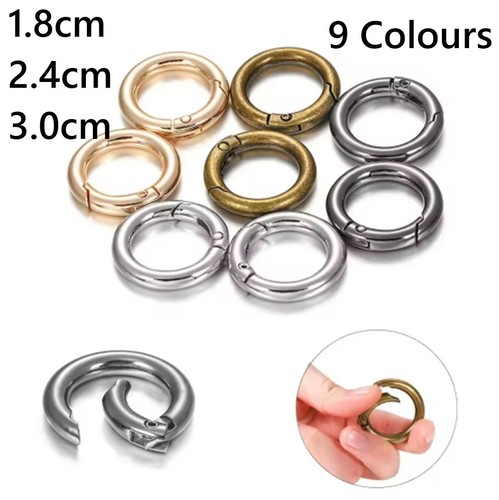 Metal ring spring clasp - o-ring,