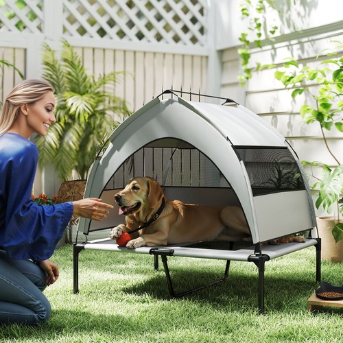 Pawhut portable elevated - pawhut,