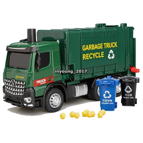 Garbage truck toy model - garbage,