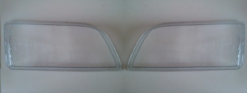 Headlight glass lens pair - pair, fits
