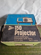 Boots 150 Projector Semi-Automatic Slide Projector | UNTESTED 