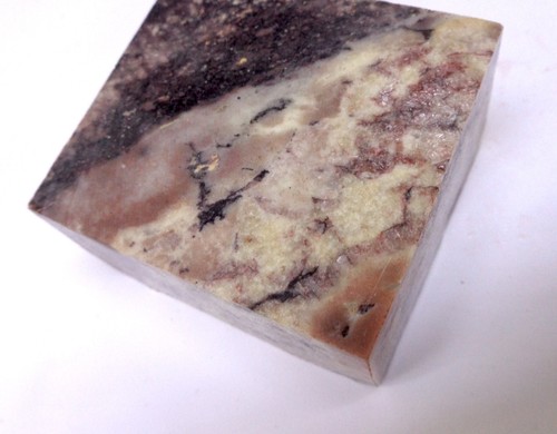 Marbled carving stone - marbled,