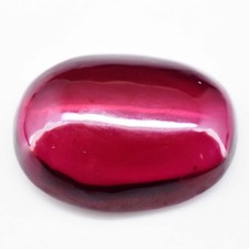 30.65 Ct Natural Blood Red Ruby Cabochon Certified Stunning Gemstone, Mozambique