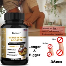 Testosteron Booster for Men - Energy Muscle Growth Strength Desire Testosteron